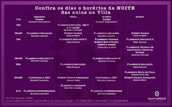 horarios agosto 2018 2